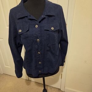 Jessica London Dark Blue Jean Jacket
